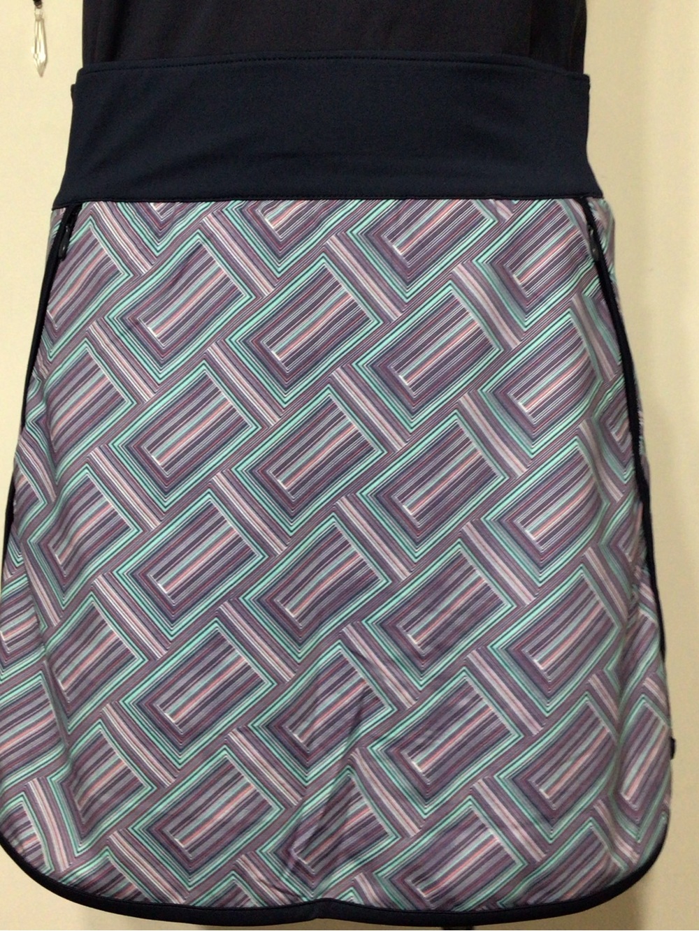 Ahead True Navy Geometric Skort - Picture 5 of 10